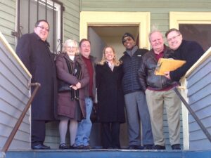 John McGahan, President/CEO, Gavin Foundation, Cheryl Kennedy-Perez, Director of Housing and Homeless Services, Massachusetts Department of Public Health Paul Pazniokas, Sober Homes Inspector, Recovery Homes Collaborative, Diane cadiz, Manager, A New Beginning, Fred Way, Treasurer, National Alliance for Recovery Residences, Robert Monahan, President, Recovery Homes Collaborative of Massachusetts, Richard Winant, President, Massachusetts Association for Sober Housing